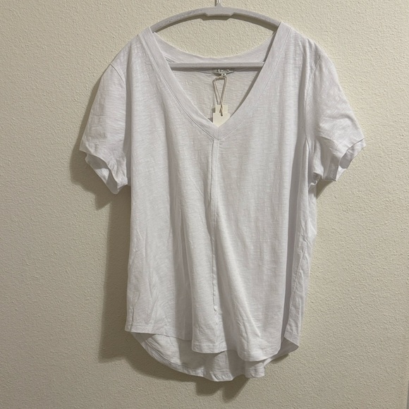 Z supply size xl white short sleeve Asher v-neck t-shirt NWT - Picture 1 of 2